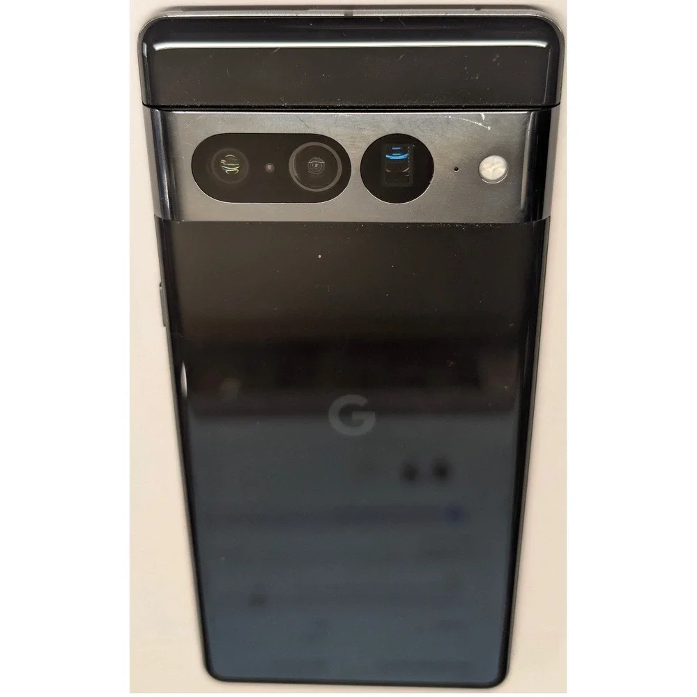 Google Pixel 7 Pro Smartphone Obsidian Black Damaged Dropped OnFace Parts Repair